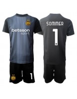 Inter Milan Yann Sommer #1 Maalivahdin Kotipaita Lasten 2025-26 Lyhythihainen (+ shortsit)
